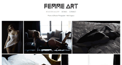 Desktop Screenshot of femmeartboudoir.com